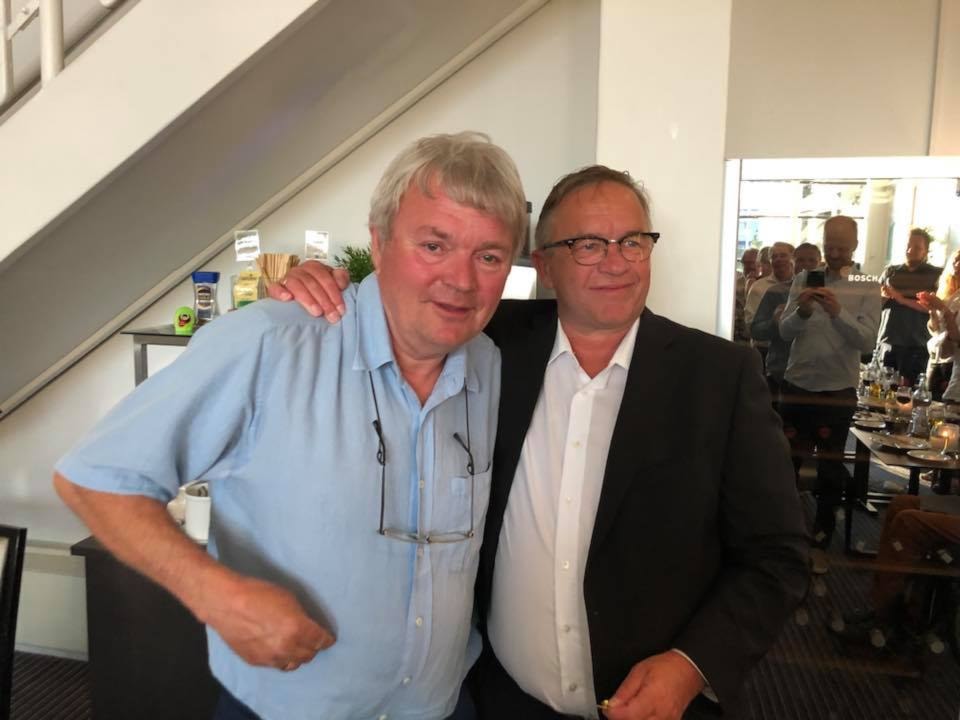 Forbundets hederstegn til Terje og Kjell